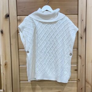 Tantrums Cream Cowl Neck Sweater